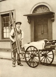 Ein Fensterputzer aus Islington, aus Wunderbares London, veröffentlicht 1926-27